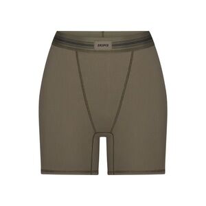 LIMITED EDITION SKIMS COTTON RIB BOXER IN ARMY